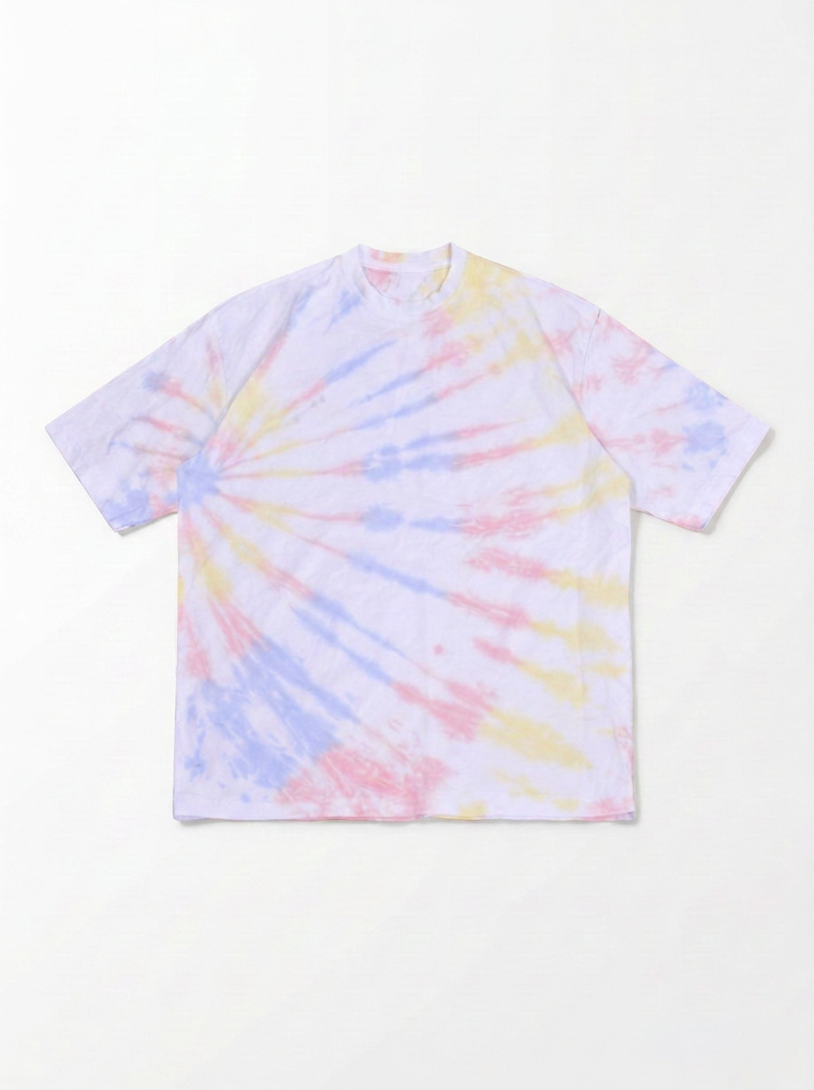 Sunrise Bloom – T-shirt Tie & Dye Pastel Oversize