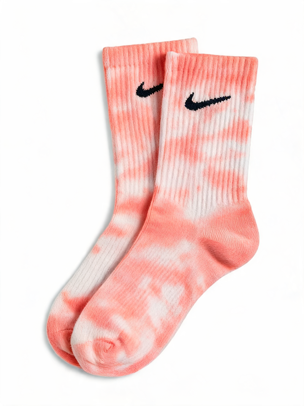 Coral Bloom - tie dye socks