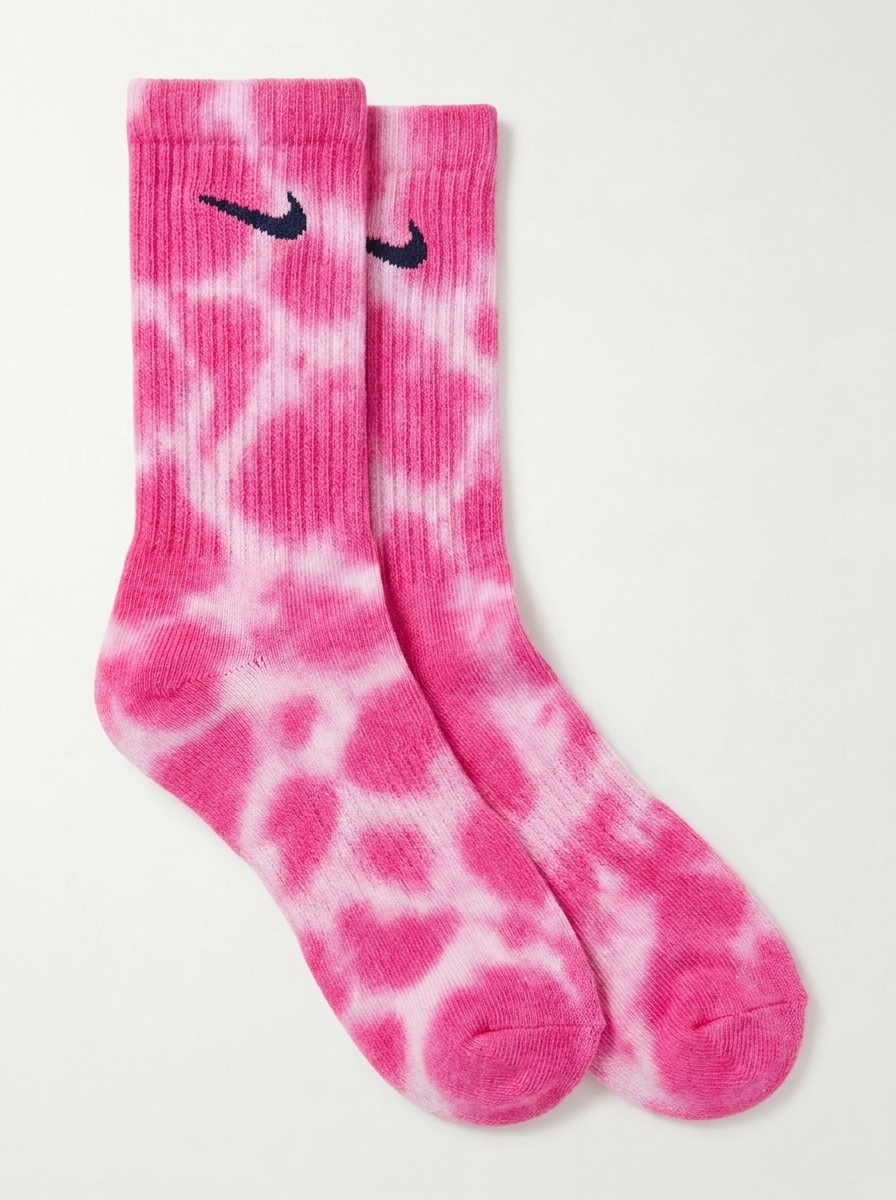 Pink cloud - tie dye socks